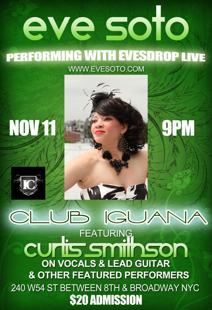 Eve Soto Perfoming @Club Iguana Nov 11